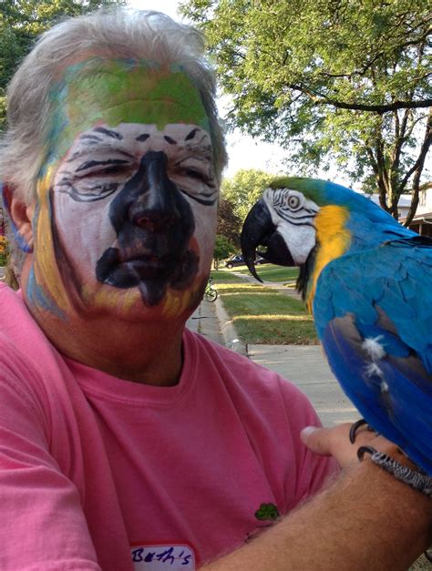 Parrot Facepaint Face Painting Body Painting Face And Body