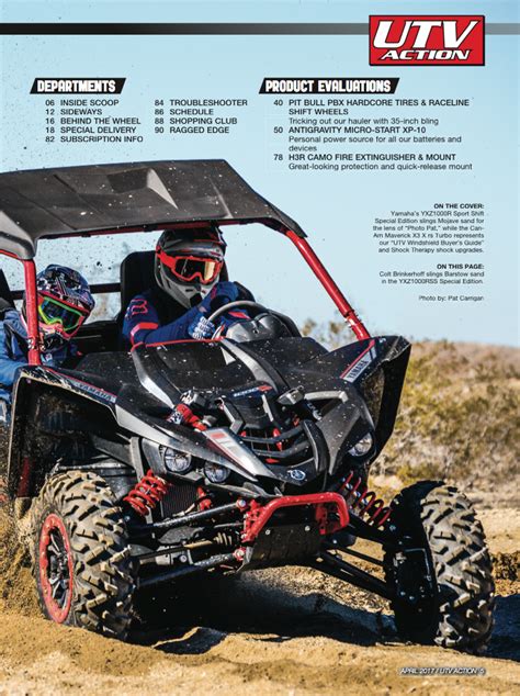 The New April Issue Is Here Utv Action Magazine