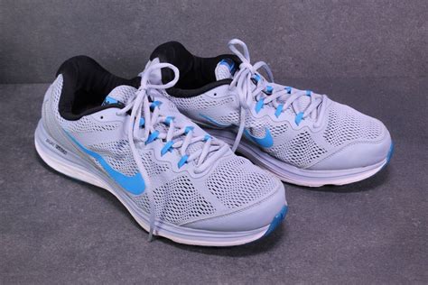 Nike Dual Fusion Run 3 Herren Sneaker Sportschuhe Gr 45 Grau Blau Mesh