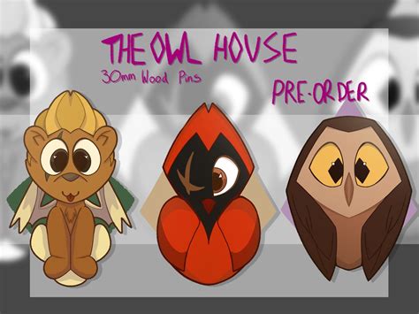 Palisman Wood Pin Badges The Owl House Preorder Etsy Australia