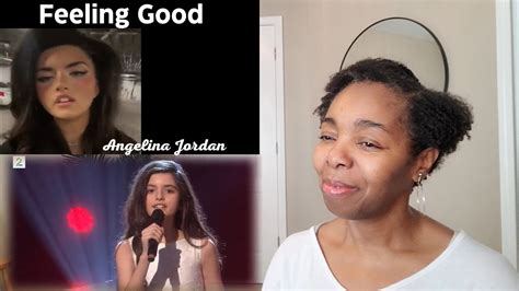 Feelin Good Angelina Jordan Reaction Youtube