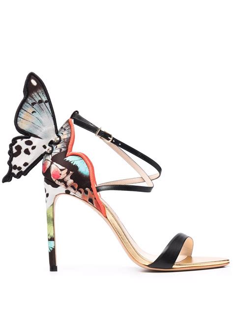 Sophia Webster Butterfly Detail Stiletto Sandals Farfetch