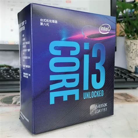 Intel Core8 Pc Computer I3 8350k I3 8350k Boxed Processor Cpu Lga 1151