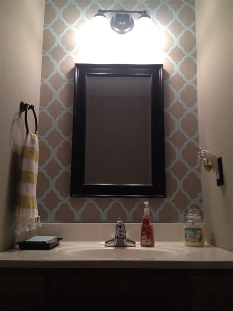 How To Create A Stunning Wallpaper Accent Wall In Your Bathroom Decoomo