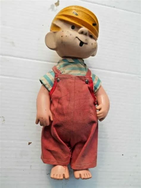 Vintage 1950s Rubber 13 Dennis The Menace Doll With Original Clothing
