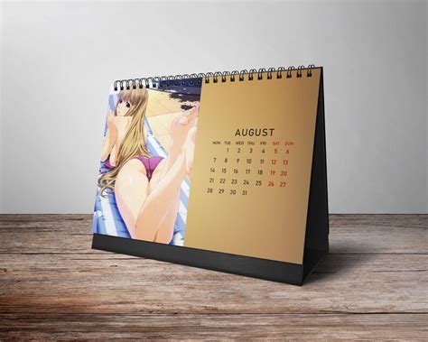 2023 Desk Calendar Anime Girl Poster 2023 Anime Calendar Etsy Australia