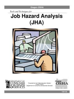 Tools And Techniques For Job Hazard Analysis JHA Tools And