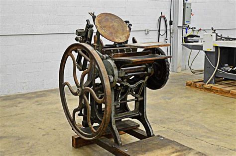 Chandler And Price Letterpress Boggs Equipment