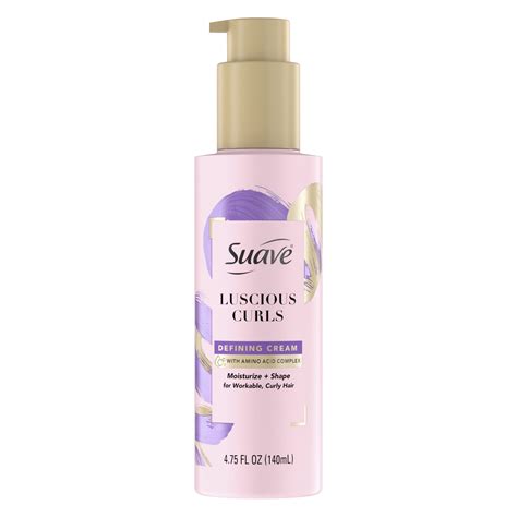 Suave Pink Luscious Curls Curl Defining Hair Cream With Amino Acid
