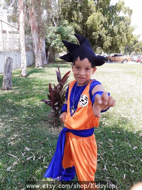 Costume Inspired Goku Dragon Ball Z For Kids Goku Costume Etsy México