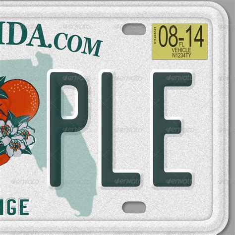 Florida License Plate Font Multimediafasr