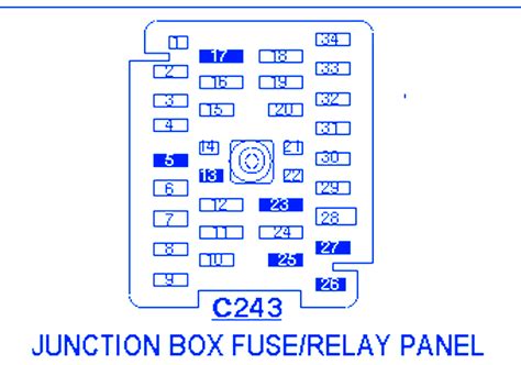 1998 f150 fuse box diagram. Ford F-150 4×4 4.6L 1998 Fuse Box/Block Circuit Breaker Diagram » CarFuseBox