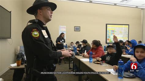 Muscogee Creek Nation Lighthorse Police Hosts Youth Police Academy