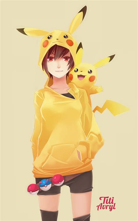 Annahof Laabat Pikachu Anime Girl Wallpaper