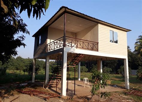Prefabricated Elevated House Structure Prefabricated Industrial