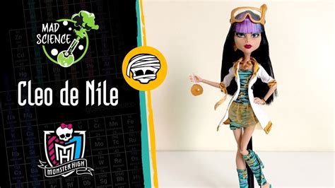 Review CLEO DE NILE CLASSROOM MAD SCIENCE Monster High YouTube