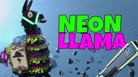 Neon Llama Opening Llama Store Update Fortnite Save The World Youtube