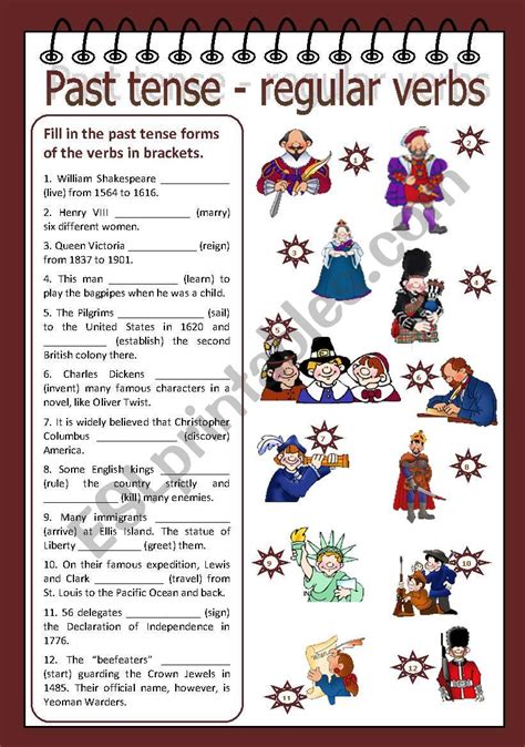 Past Simple Of Regular Verbs Particles Esl Worksheet By Lovinglondon Porn Sex Picture