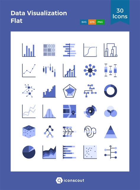 Data Visualization Icon At Collection Of Data