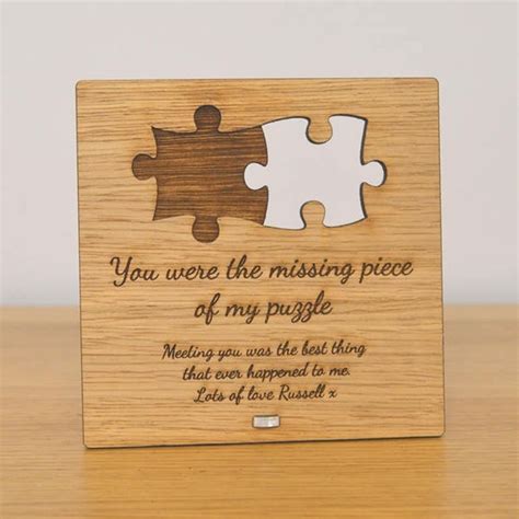 You Were The Missing Piece Of My Puzzle Cute Jigsaw Valentines Etsy