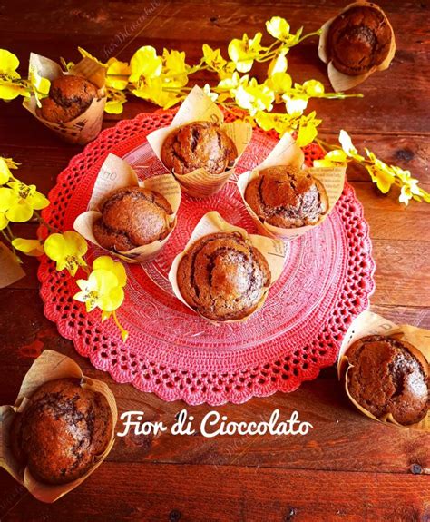 muffin ricotta e cioccolato fior di cioccolato