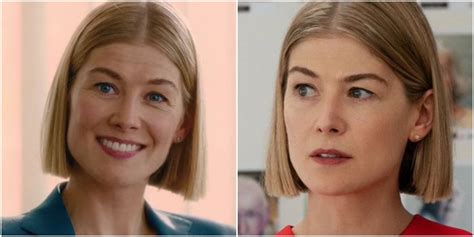 Literally Just Pictures Of Rosamund Pike Rocking A Sharp Bob In I Care