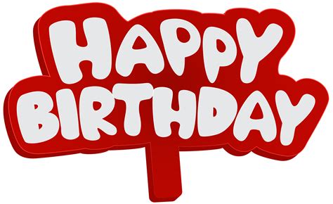 Happy Birthday Png Images Free Download