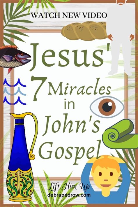 Jesus 7 Miracles In Johns Gospel Artofit