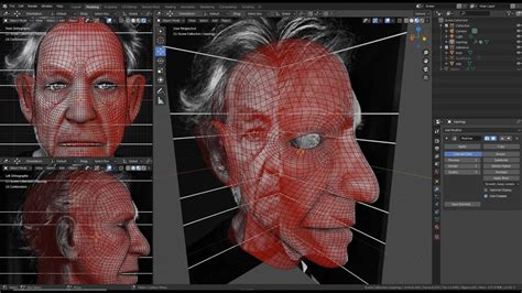 blender 2 8 modeling topology for heads from 2d references youtube