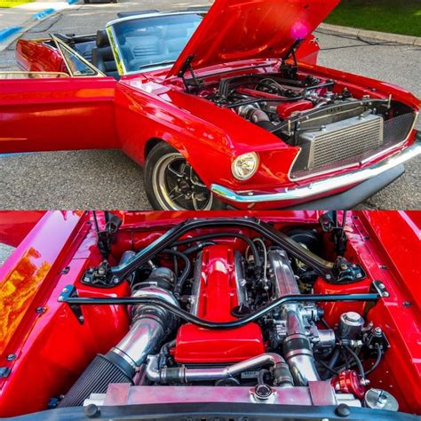 1968 Mustang With A 2jz Turbo Engine Swap 730hp So Controversial The