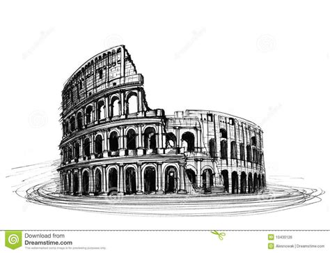 Coliseo Romano Art De La Renaissance Dessin Architect