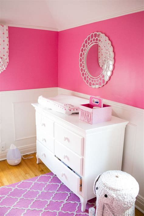 Modern Chic Nursery Project Nursery Hot Pink Bedrooms Hot Pink