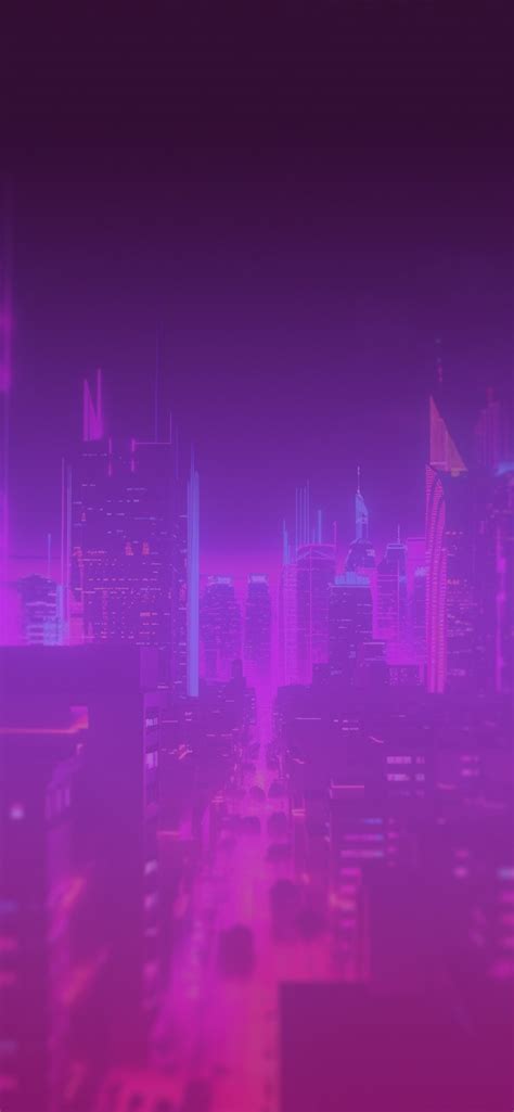 Neon Cityscape Background Wallpapers Neon City Wallpapers