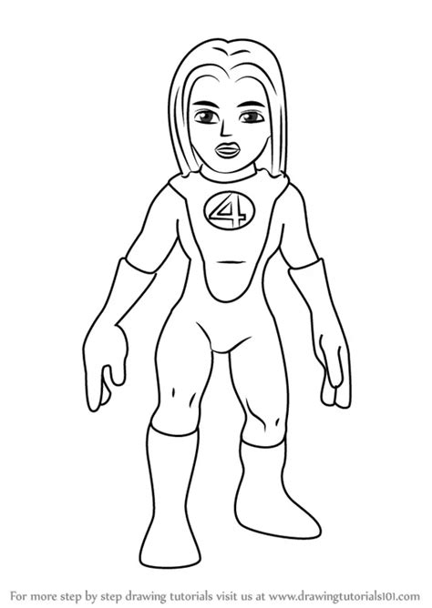 Invisible Woman Coloring Pages Coloring Pages