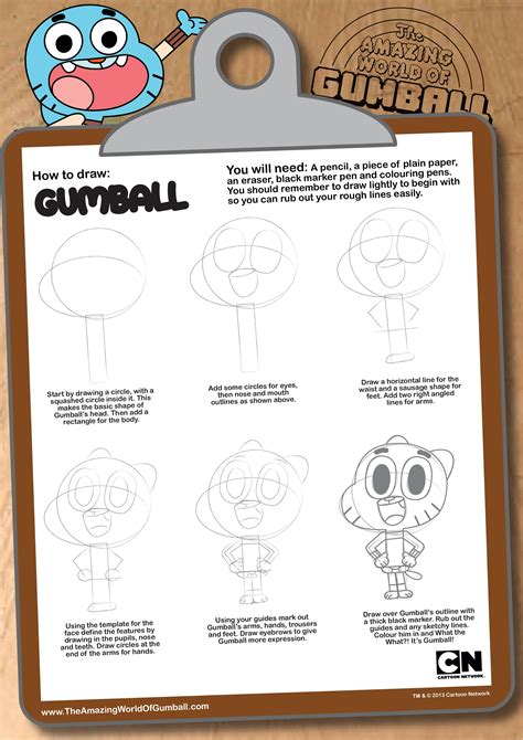 Amazing World Of Gumball Sketch