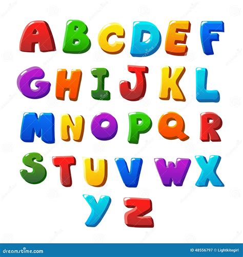 Alphabet Letters Stock Vector Image Of Graphic Collection 48556797