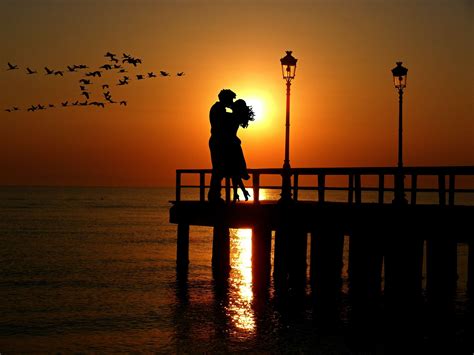 3840x3351 Couple Engaged Evening Happy Love Newy Wed Romantic Silhouette Sky Sunset