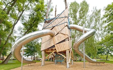 Metal Playground Slide Stainless Steel Playground Slides Kidstime