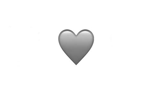 Whatsapp Qué Significa El Corazón Gris Meaning Emoji Grey Heart