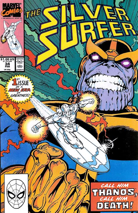 The Return Of Thanos Silver Surfer 34 38 Comic Book Daily
