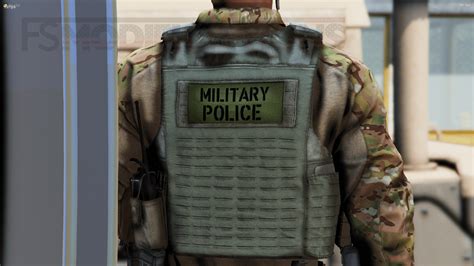EUP FiveM Military Police Vest Skin GTA5 Mods Com