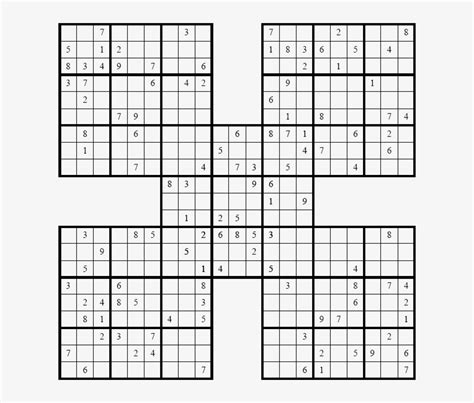 Extreme Samurai Sudoku Printable