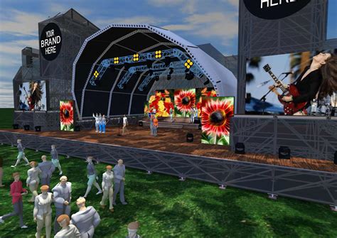 An Outdoor Music Festival Stage Design By Ryan Dunbar At