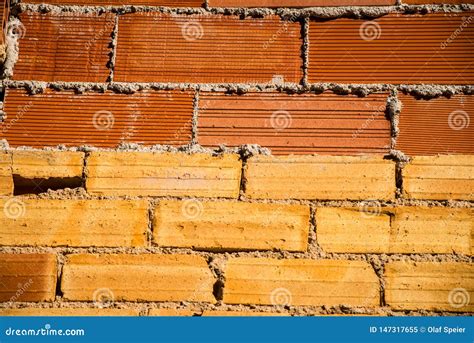 Raw Brick Wall Stock Image Image Of Stone Masonry 147317655