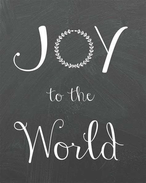 Affordable and search from millions of royalty free images, photos and vectors. Joy to the World Printable - Organize and Decorate Everything