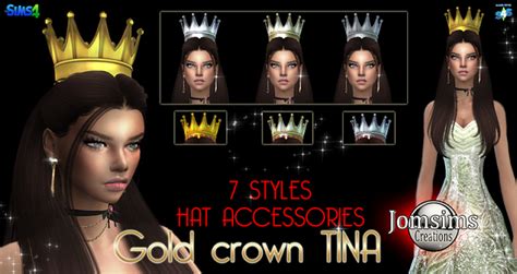 Sims 4 Ccs The Best Crown And Jewelry By Jomsims Sims 4