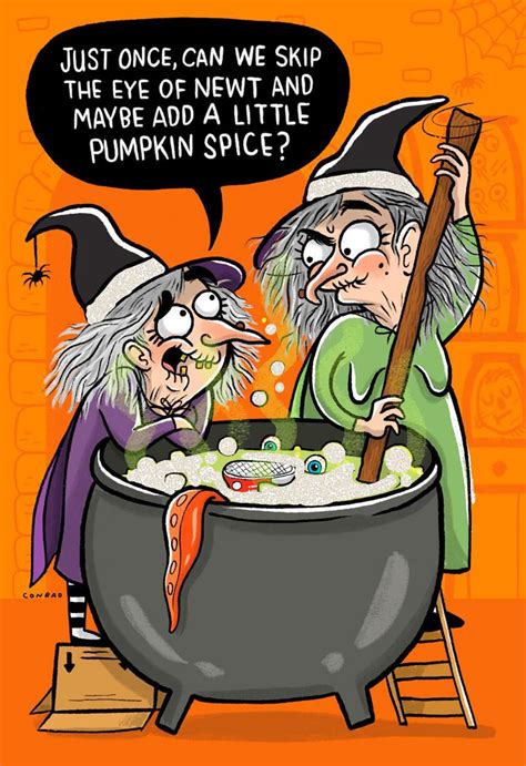 Pumpkin Spice Witchs Brew Funny Halloween Card Greeting Cards Hallmark