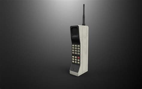 3d Model Motorola Dynatac 8000x Vr Ar Low Poly Cgtrader