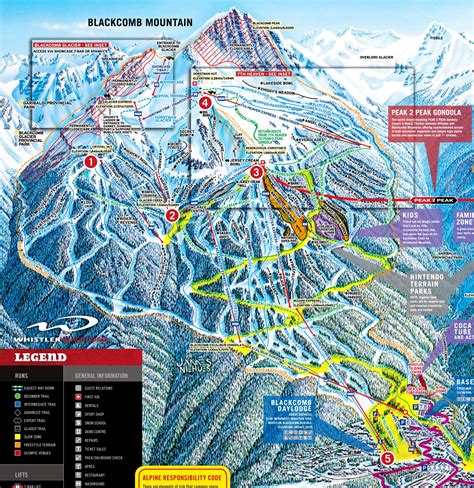 Whistler Blackcomb Ski Map Skiflicks Com