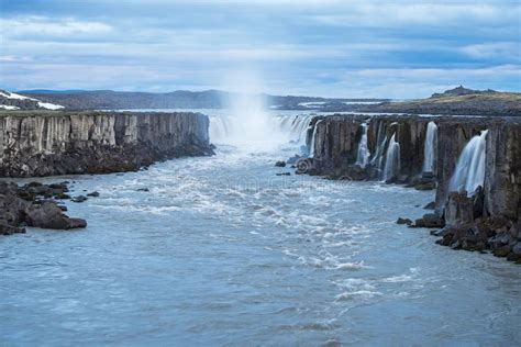 Cascade Of Selfoss Waterfall In Iceland Stock Image Image Of Iceland